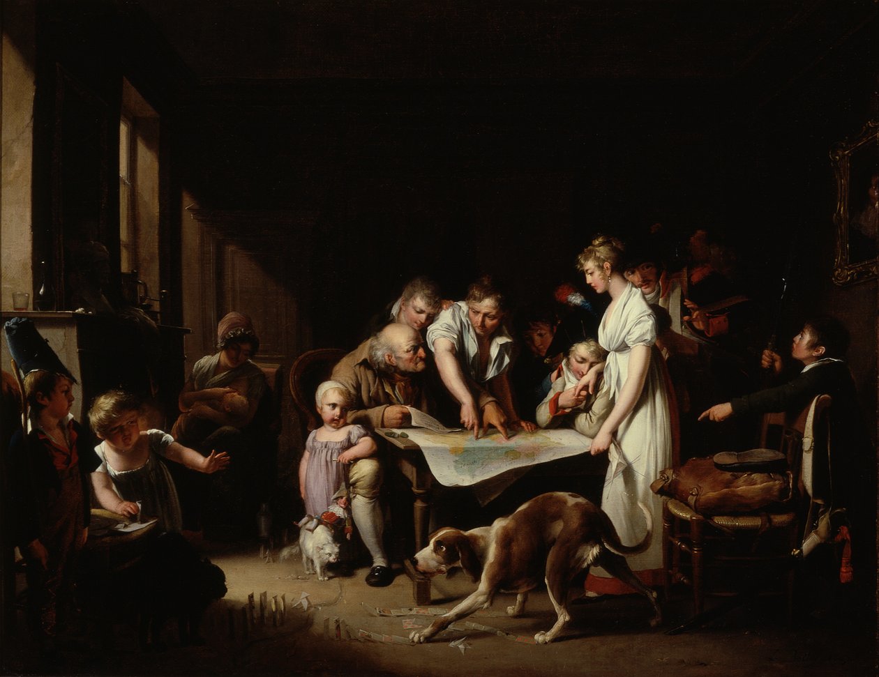 The Reading of the Bulletin of the Grand Army by Louis Leopold Boilly