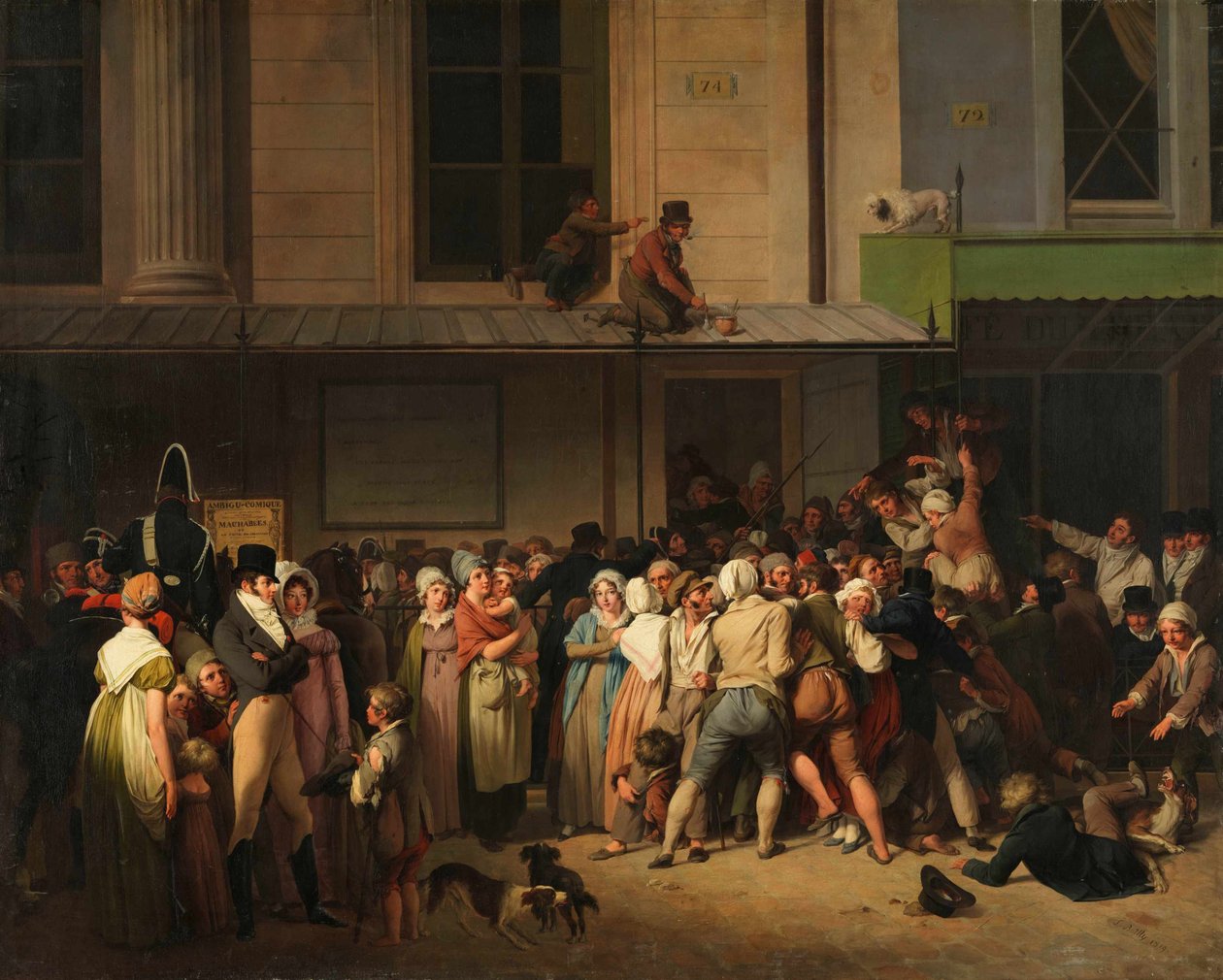 The entrance to the Théâtre de l