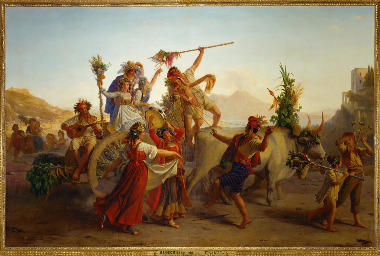 Return from the Pilgrimage to the Madonna dell Arco, Near Naples by Louis Leopold Robert