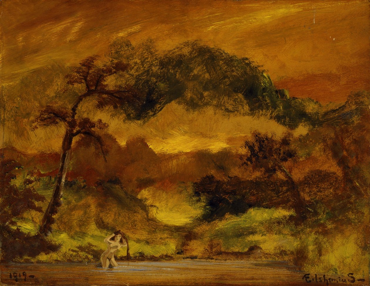 Overhanging Branches by Louis M. Eilshemius