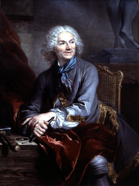Portrait of Jean Louis Lemoyne by Louis Tocqué