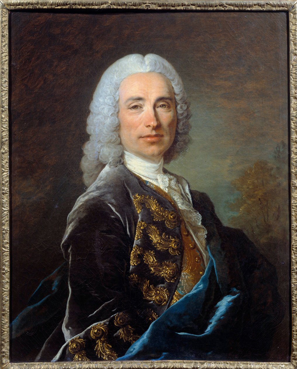 Portrait of the Marquis Nicolas de Luker by Louis Tocqué