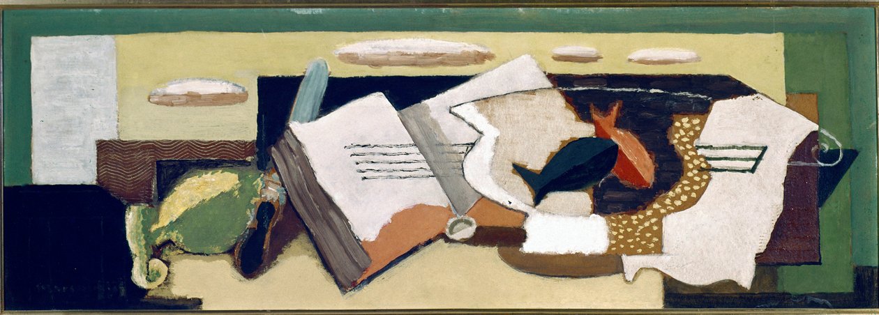 Vase with Goldfish by Louis Marcoussis
