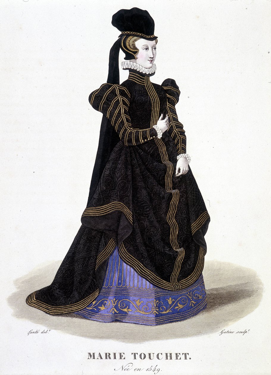 Portrait of Marie Touchet (1549-1638) - in 