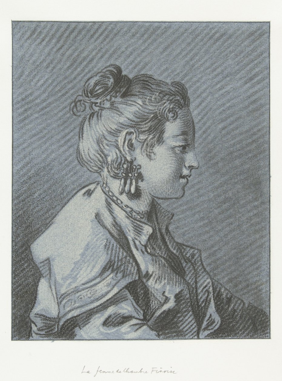 Portrait of a Finnish Chambermaid by Louis Marin Bonnet