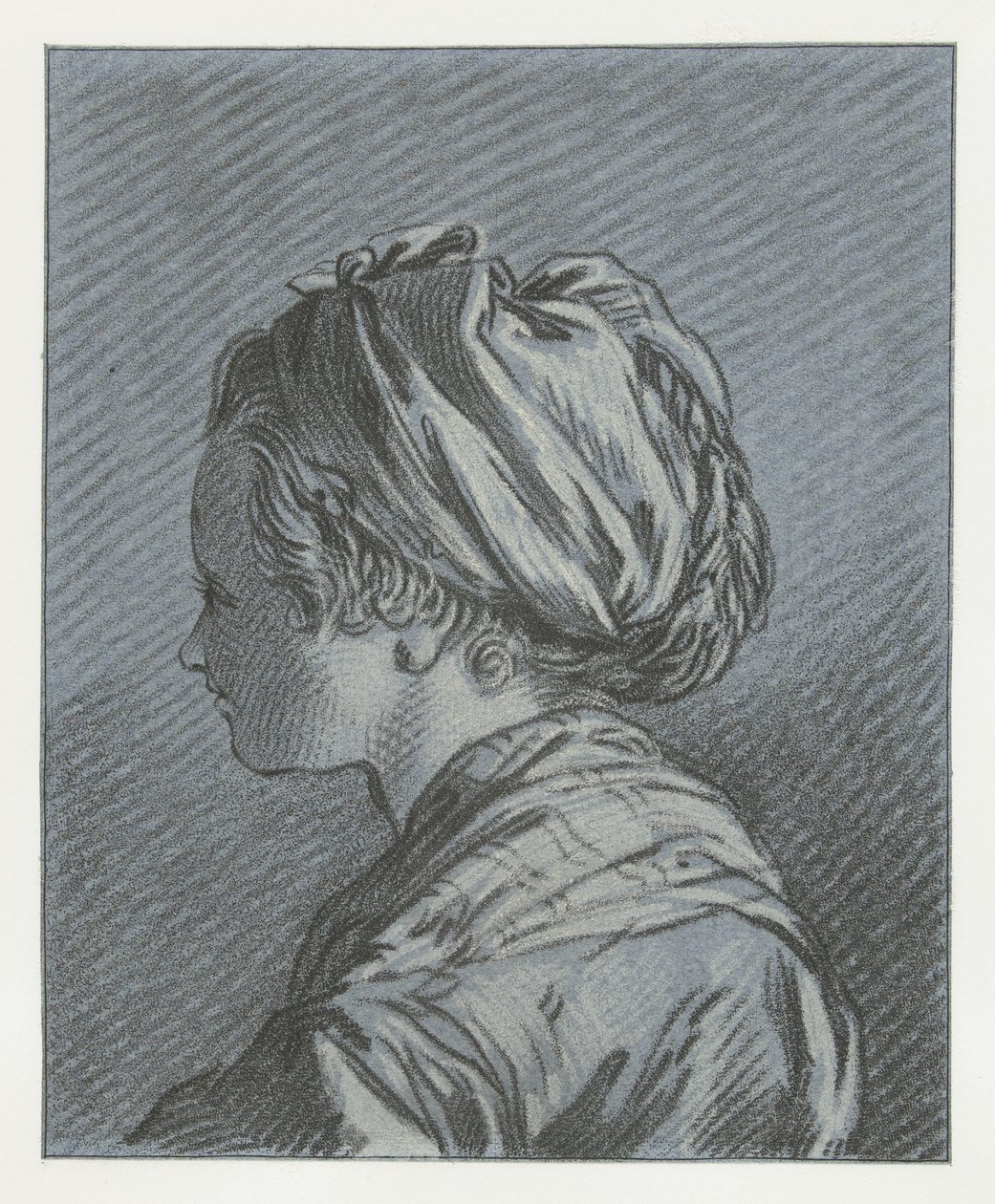 Portrait of a Moscow Maid by Louis Marin Bonnet