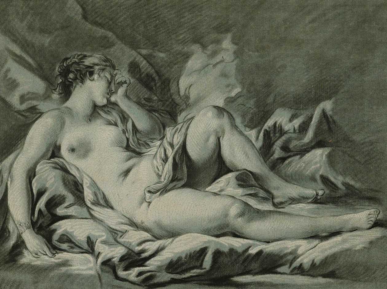 Venus Sleeping, After Francois Boucher by Louis Marin Bonnet