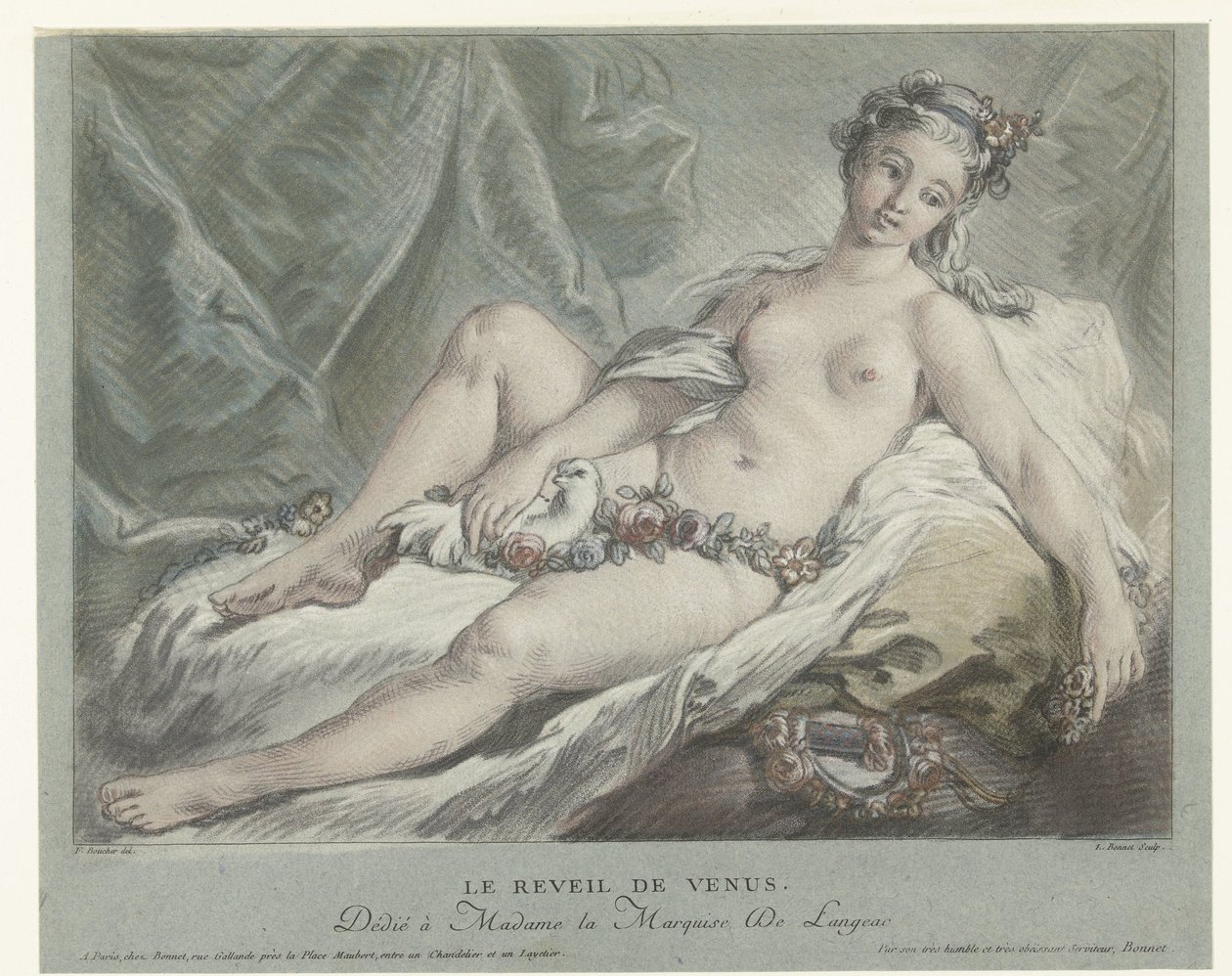 Venus Awakens by Louis Marin Bonnet