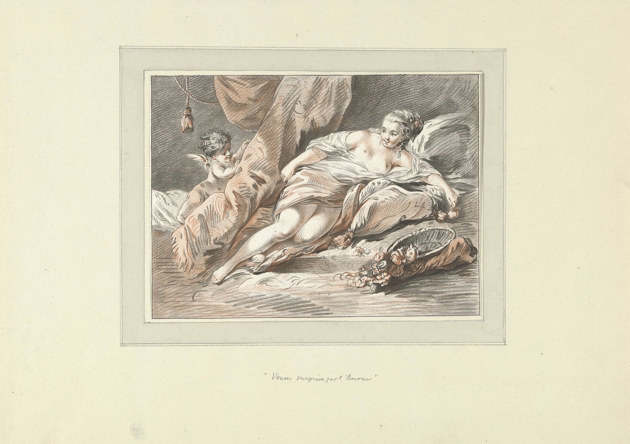 Venus Surprised by Cupid by Louis Marin Bonnet