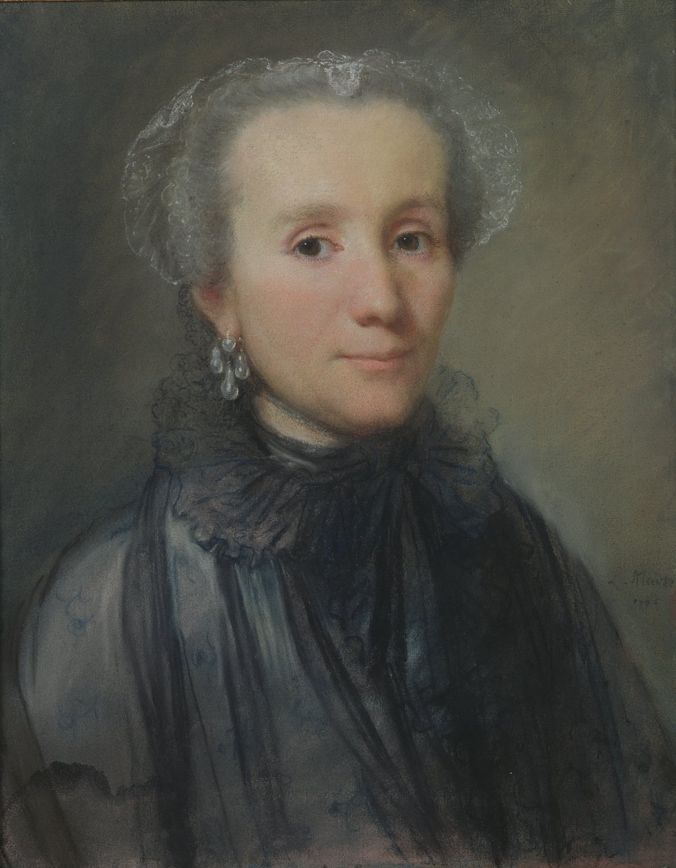 Portrait of a Woman from Polish Nobility, 1776 by Louis Marteau