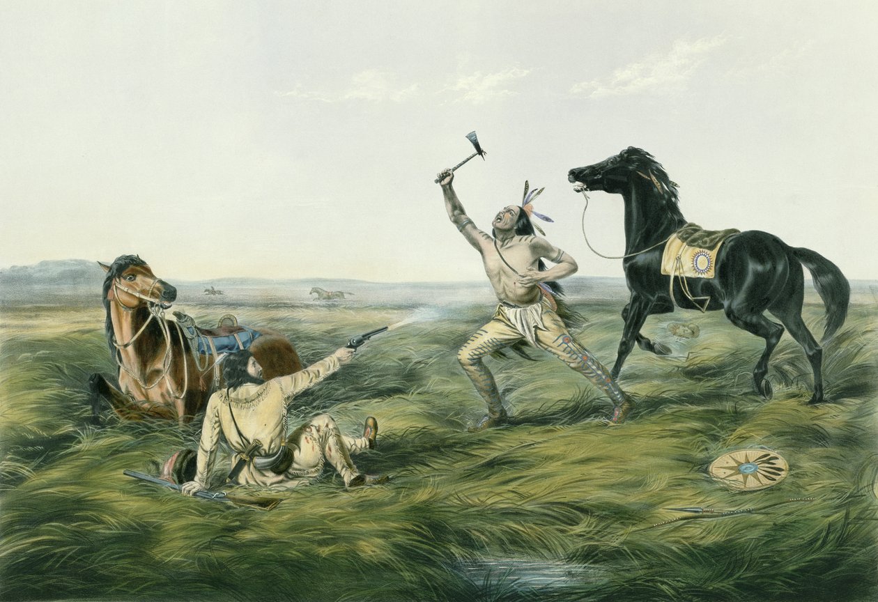 The Last Shot, published by Currier & Ives by Louis Maurer