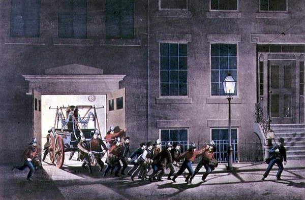 The Night Alarm by Louis Maurer