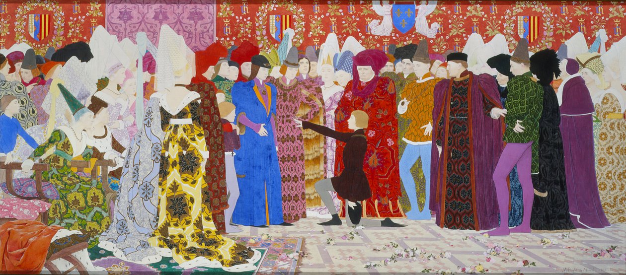 Her Appeal to the Dauphin, from Joan of Arc Series B, 1906 by Louis Maurice Boutet de Monvel
