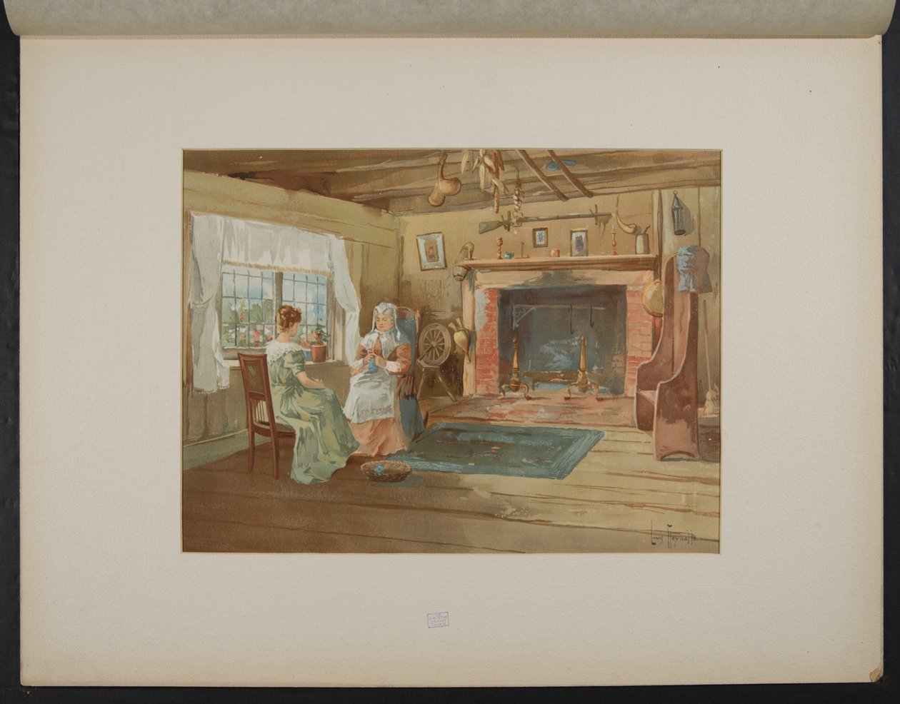 The New England Cabin, Midway Plaisance by Louis Meynelle