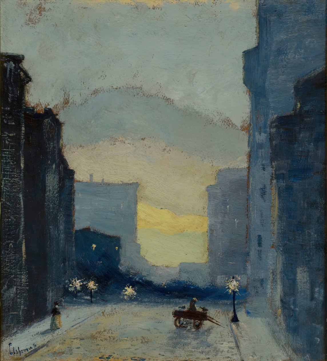 East Side, New York by Louis Michel Eilshemius