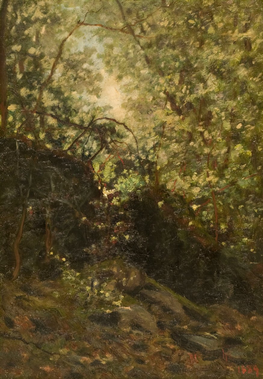 Night Through Forest by Louis Michel Eilshemius
