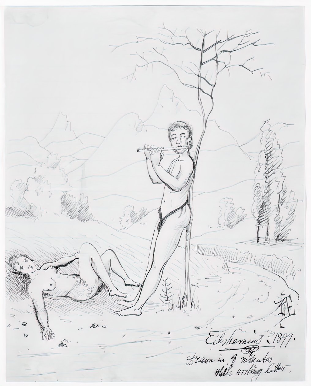 Pastoral, 1899 by Louis Michel Eilshemius