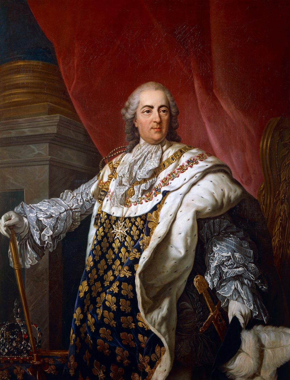 Portrait of Louis XVI of France by Louis Michel van (after) Loo