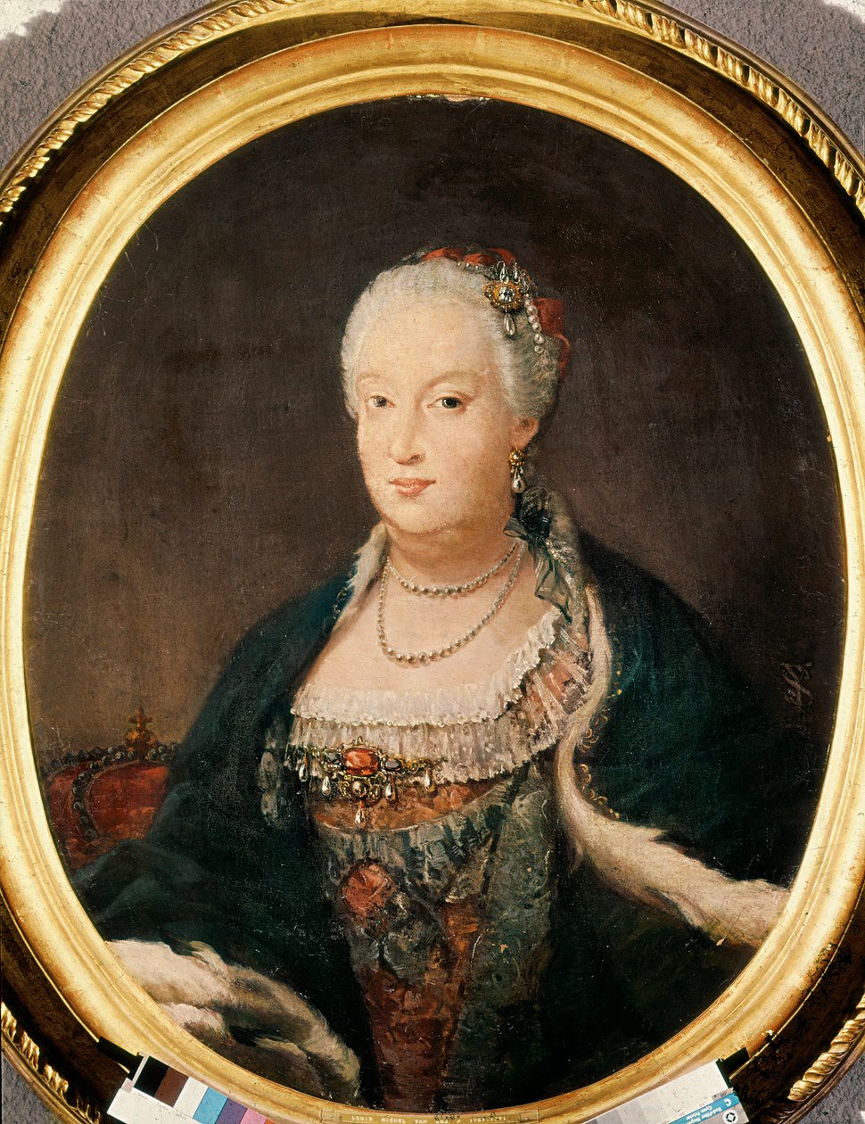 Barbara de Braganza, Queen of Spain by Louis Michel van Loo