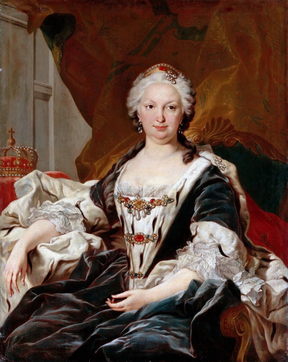 Elisabeth Farnese 1692-1766, Queen of Spain by Louis Michel van Loo