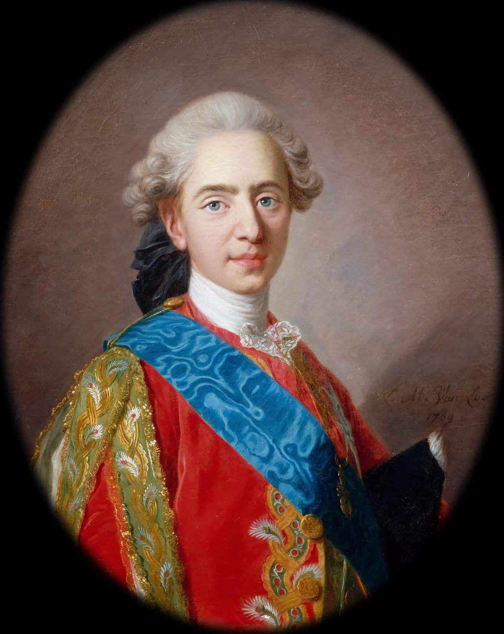 Louis-Auguste, Duke of Berry 1754-1793, future Louis XVI, King of France by Louis Michel van Loo