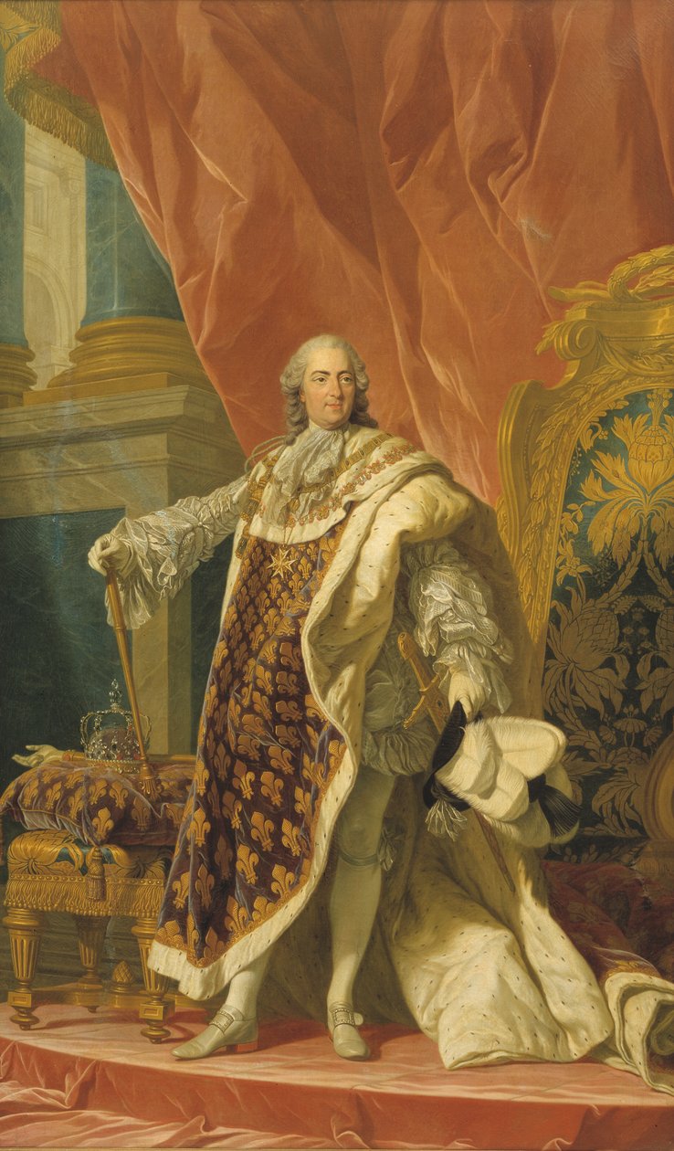 Louis XV of France (1710-1774) by Louis Michel van Loo