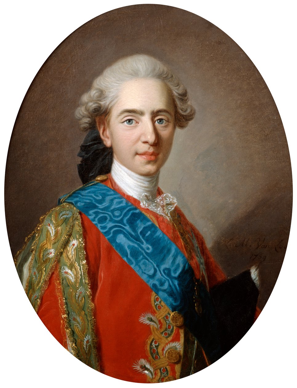 The Duc de Berry, later King Louis XVI, aged 15 by Louis Michel van Loo