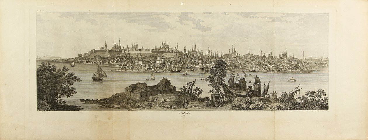 Panoramic View of Kasan by Louis Nicolas de Lespinasse
