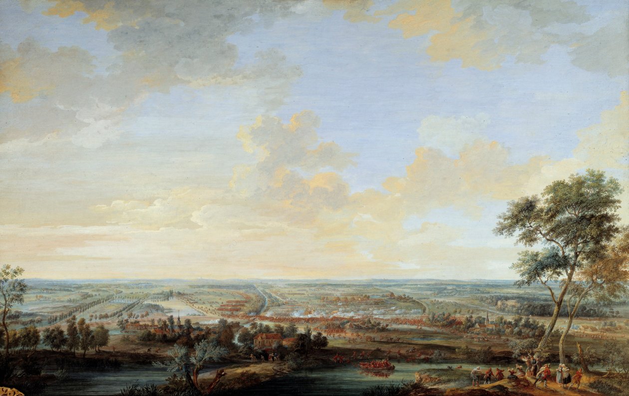 Battle of Melle Won by the Viscount of Chayla, July 9 by Louis Nicolas van Blarenberghe