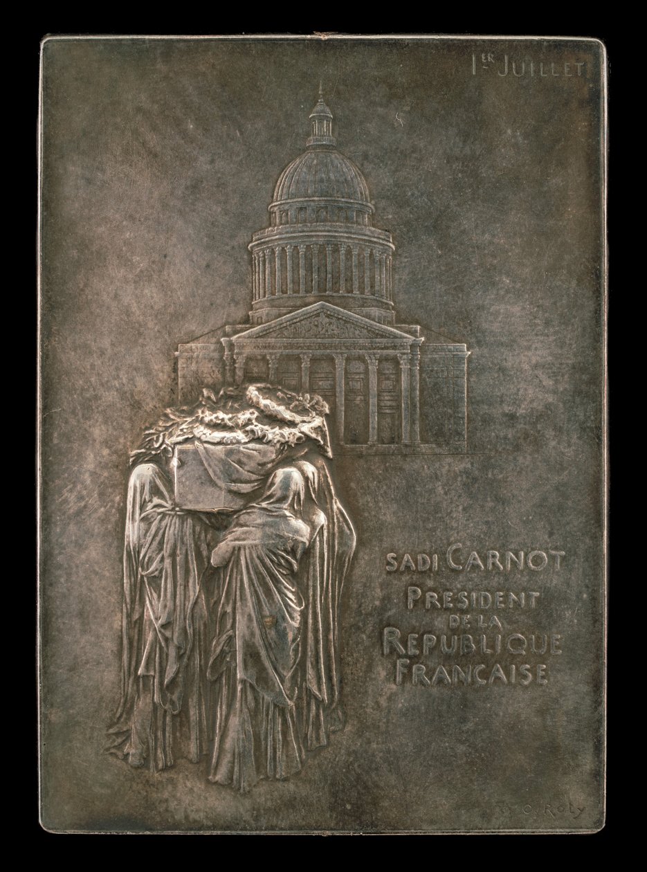 The Body of President Sadi Carnot Borne to the Panthéon [obverse], 1894 by Louis Oscar Roty