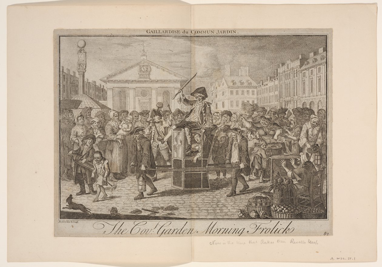 The Covent Garden Morning Frolic by Louis Philippe Boitard