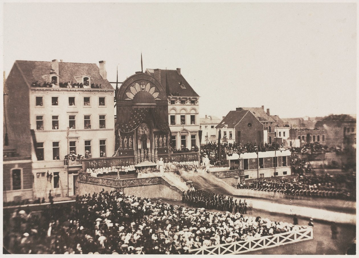 Ceremony of Thanksgiving, July 1856 by Louis Pierre Theophile Dubois de Nehaut