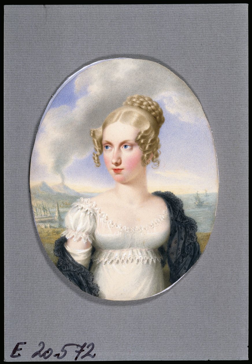 Maria Klementine, Archduchess of Austria by Louis Rene Letronne