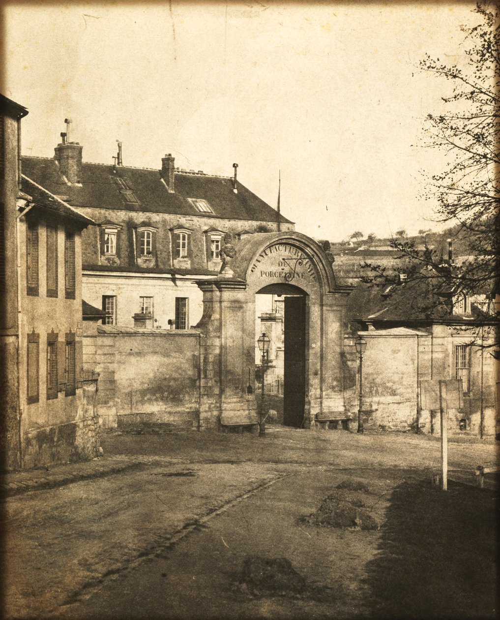 Doorway to Sèvres Factory, c1852 by Louis Rémy Robert