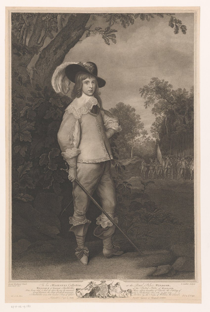 Portrait of William II of Orange by Louis Sailliar