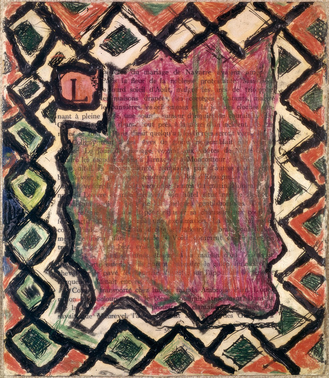 Abstract Composition by Louis Soutter