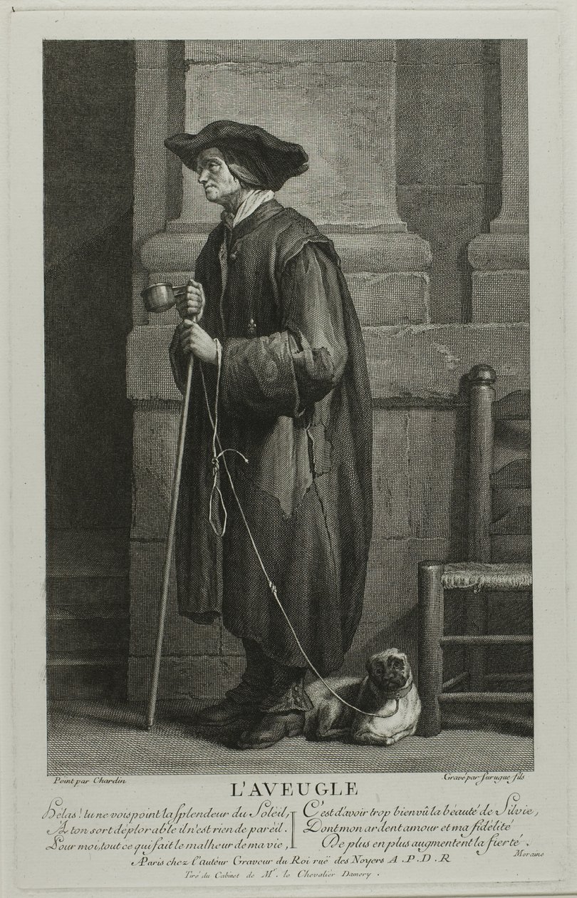The Blind Man Begging by Louis Surugue