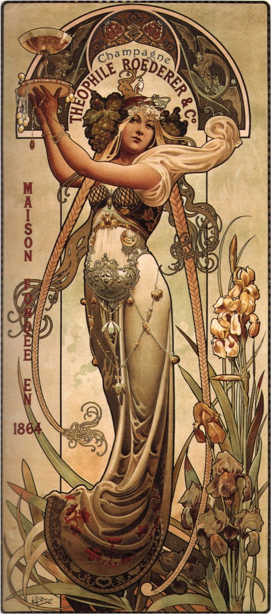 Champagne Theophile Roederer by Louis Theophile Hingres