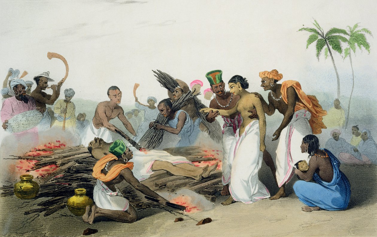 Suttee, Plate 3 from Book 15 of 
