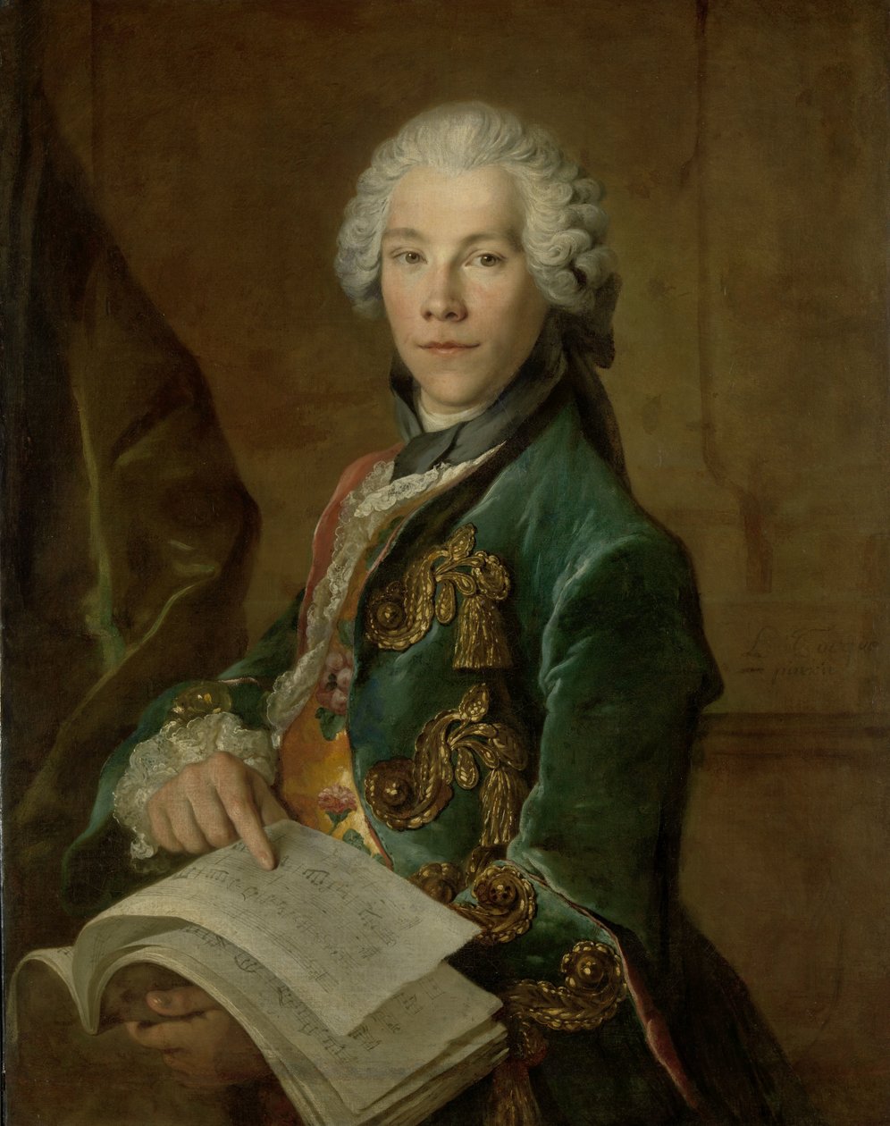 Portrait of Arnoldus van Rijneveld by Louis Tocqué