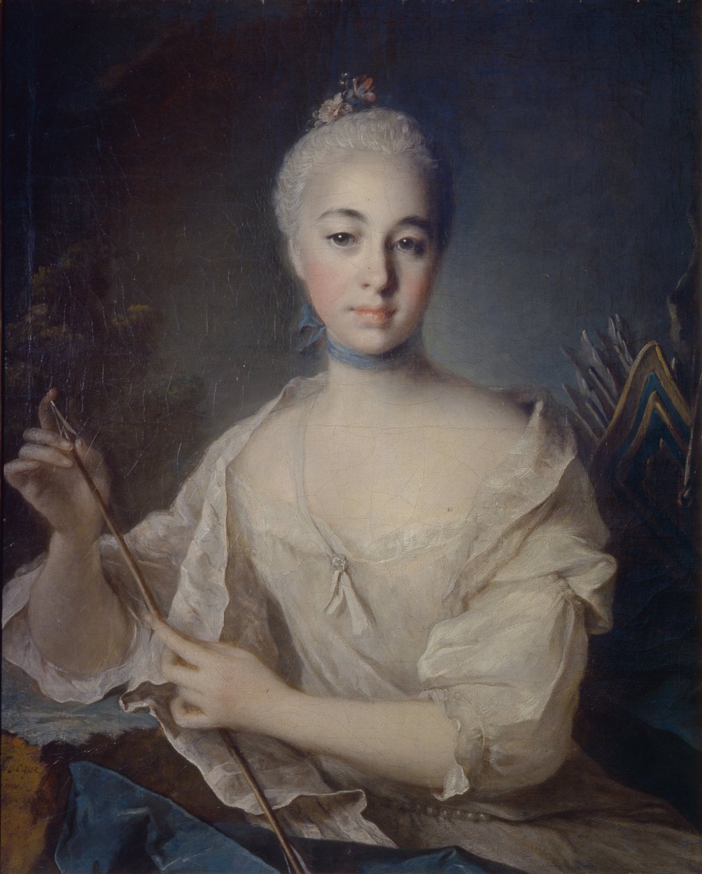 Portrait of Countess Anna Vorontsova, ca 1758 by Louis Tocqué