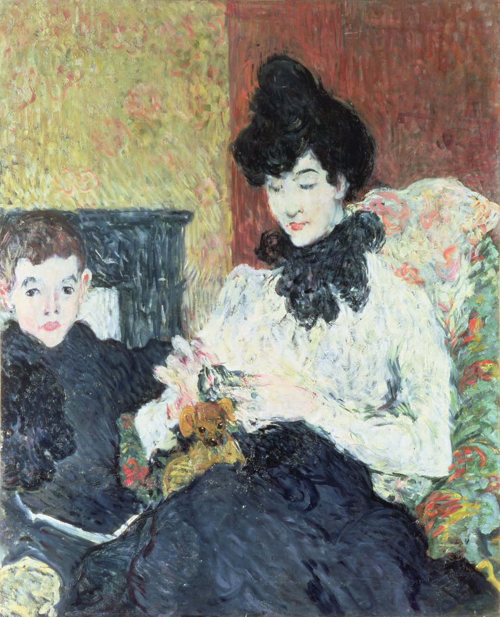 Madame Doubrere and her Son by Louis Valtat