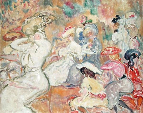 Young Women in the Garden by Louis Valtat