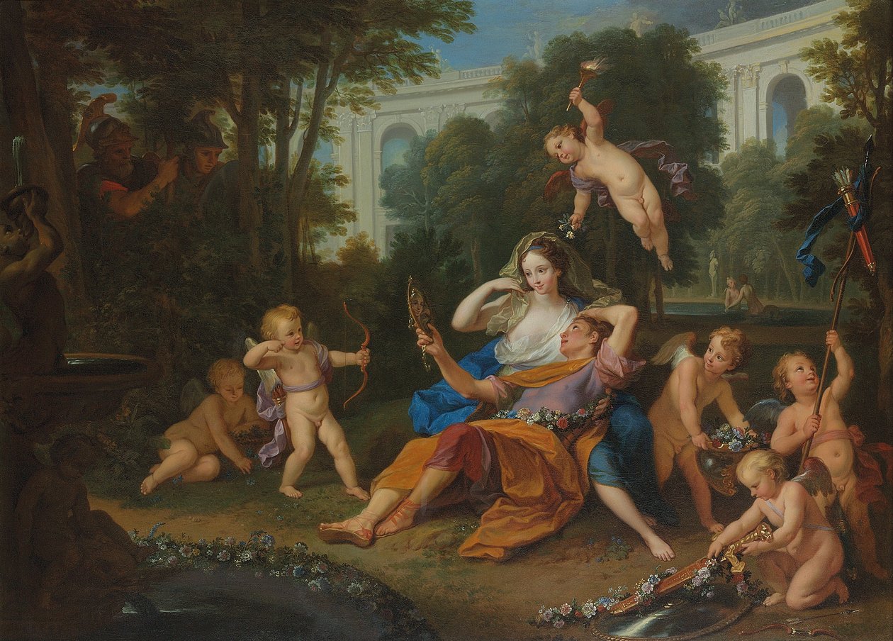 Rinaldo and Armida by Louis de Boullogne