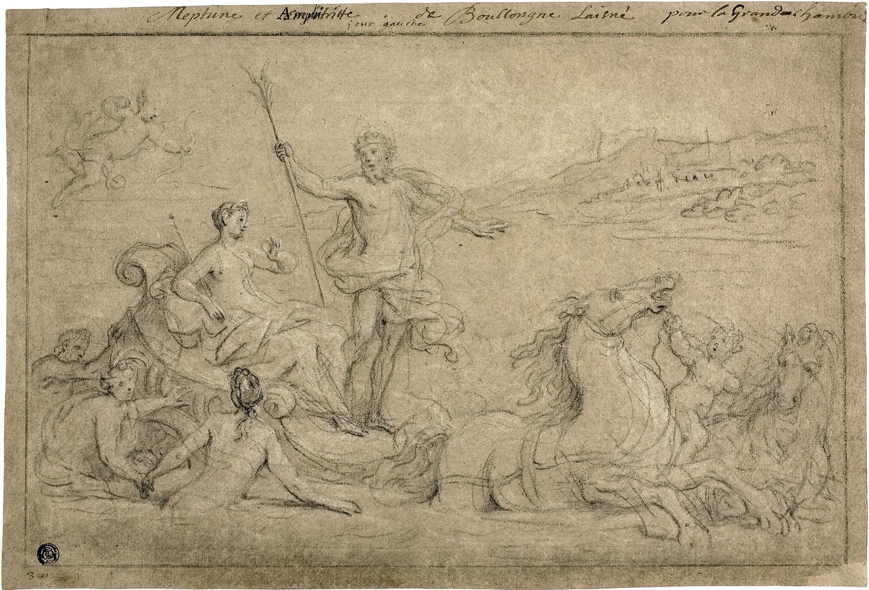 Triumph of Neptune and Amphitrite by Louis de Boullongne