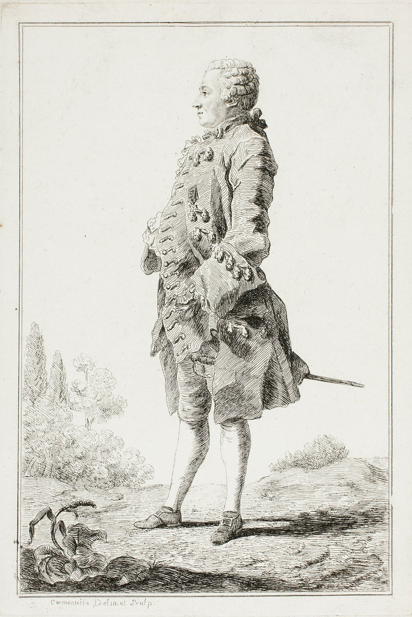 The Baron of Besenval by Louis de Carmontelle