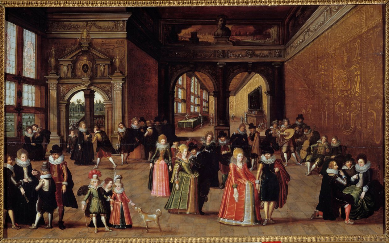 Bal at the court of Henri IV by Louis de Caulery