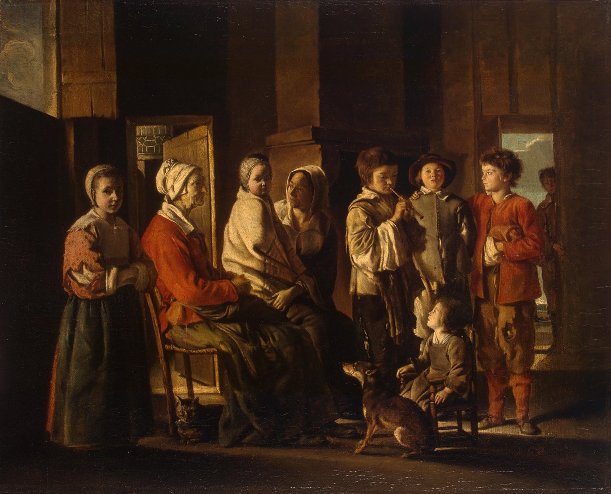 The Visit to the Grandmother by Louis le Nain