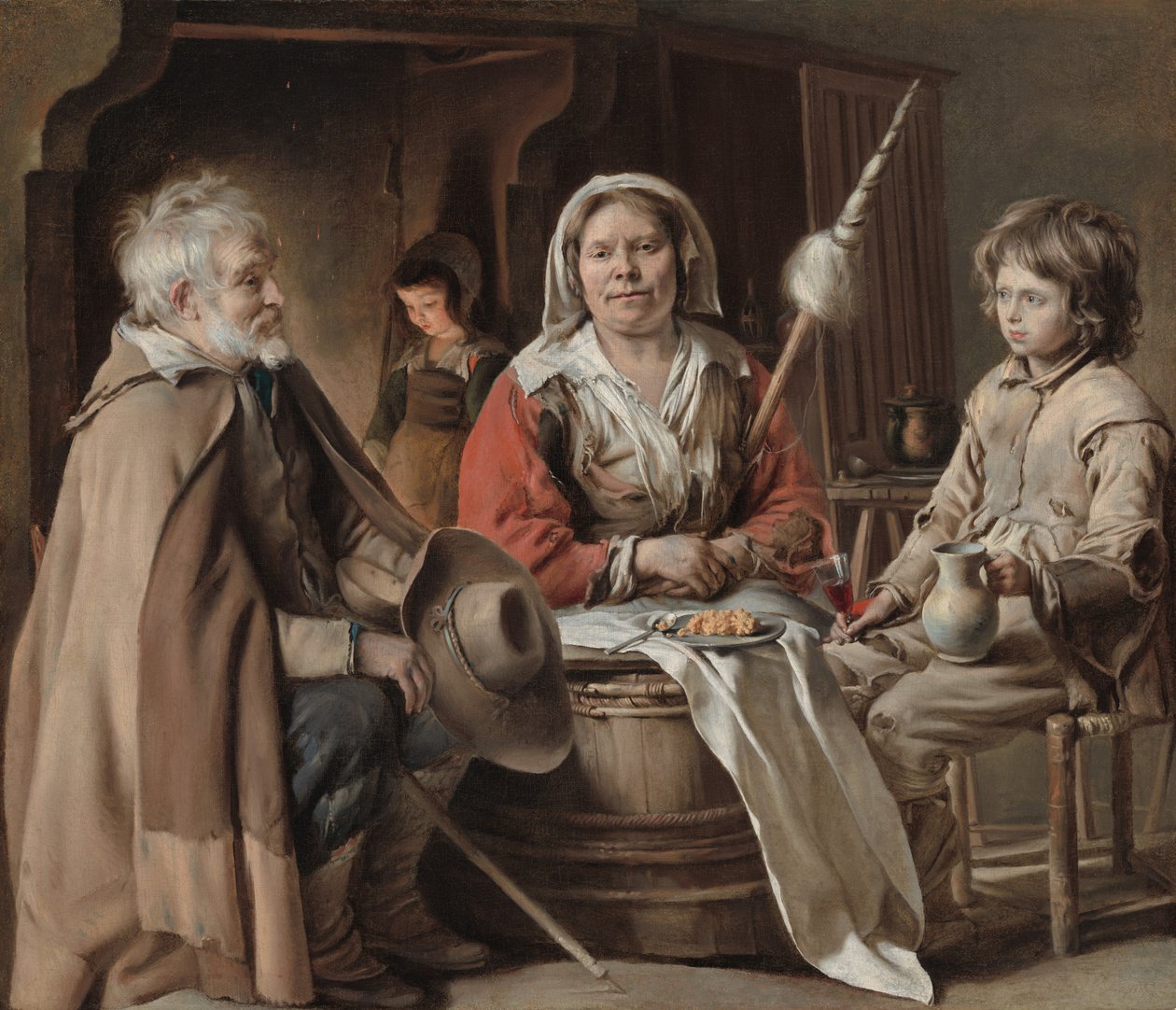 Peasant Interior, c. 1645 by Louis le Nain