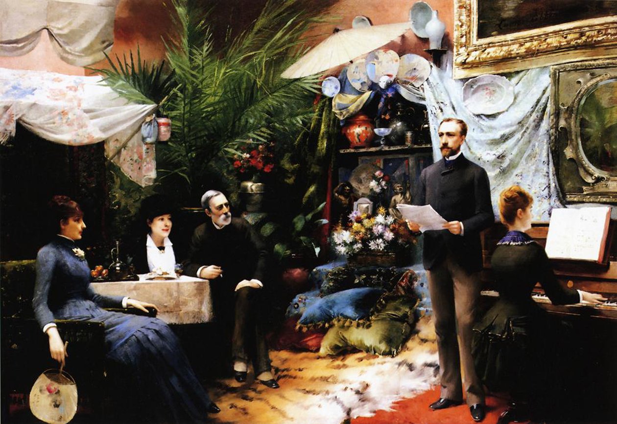 An Afternoon Song, 1885 by Louise Abbéma